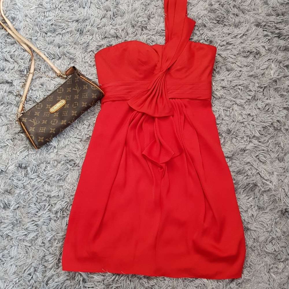 NWT! BCBGMAXAZRIA Red Party Dress